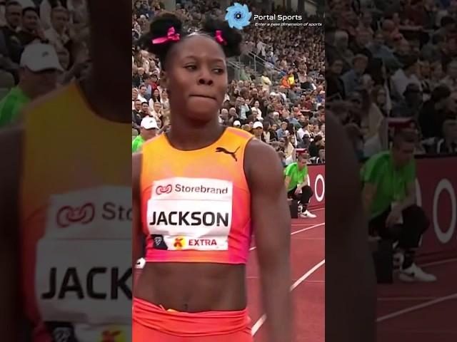 Women's 200m, Oslo Diamond League 2024 (Bislett Games) #trackandfield2024  #sherickajackson