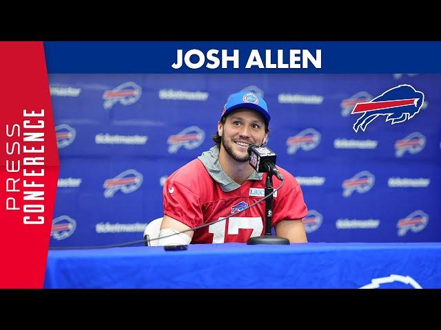 Josh Allen talks Game Status, Preparing for Miami, and more! | Buffalo Bills