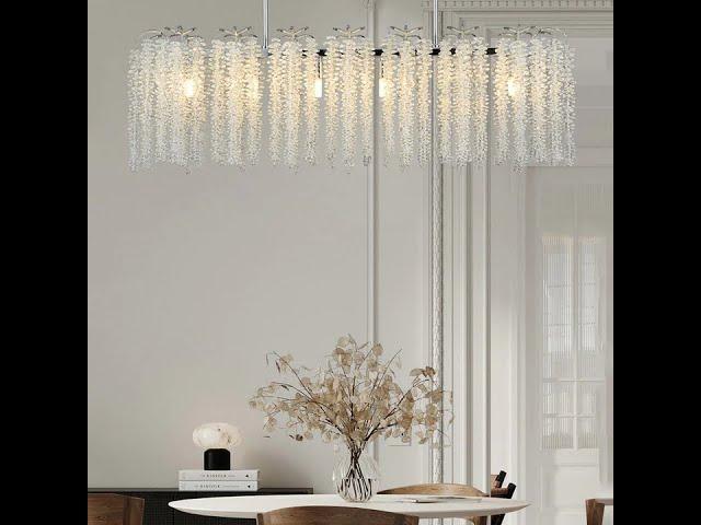 Crystal Decorative Chandelier For Living Room Unique Design Kitchen Island light