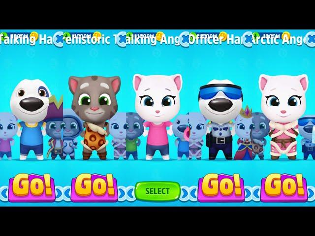 Talking Tom Fun Fair Cartoon - Arctic Angela e Officer Hank e Pirate Tom vs Boss Raccoon