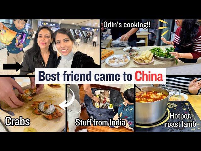 Husband surprised us with the best food | Best friend came to Shanghai