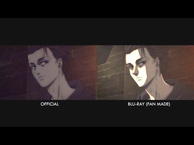 Major Diffences in Attack On Titan Bluray And Official | Credit - Vlayd