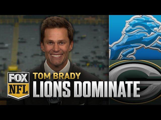 Tom Brady breaks down the Lions' DOMINANT win over the Packers | NFL on FOX