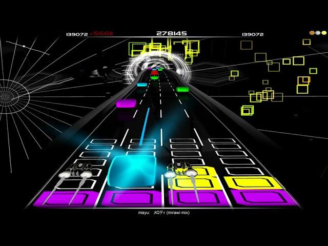 [Audiosurf] mayu - メロディ (mirawi mix) (Double Vision Elite)