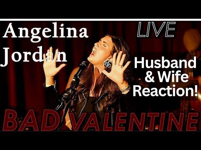 Husband and Wife's Reaction to First Time Hearing Angelina Jordan -  Bad Valentine LIVE! AMAZING!!!!