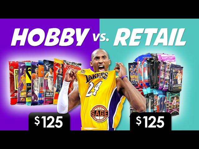 $125 Hobby vs. $125 Retail Basketball Packs  Banger Alerts!