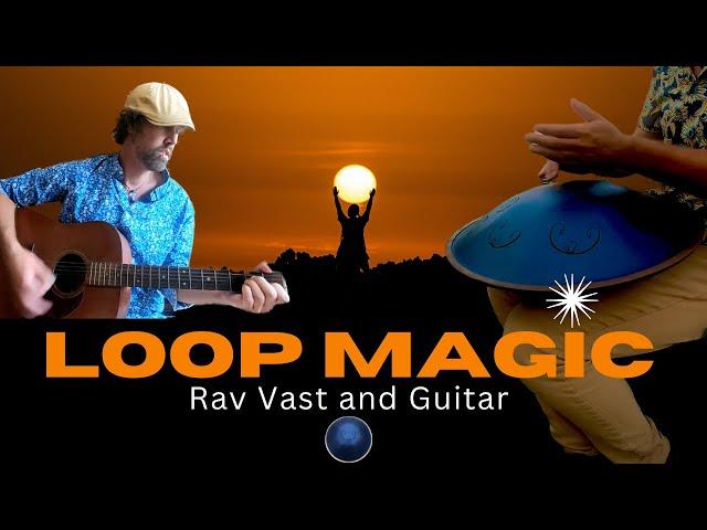 Captivating Rav Vast and Guitar Performance | Loop Pedal Jam Session | G Pygmy Rav Drum