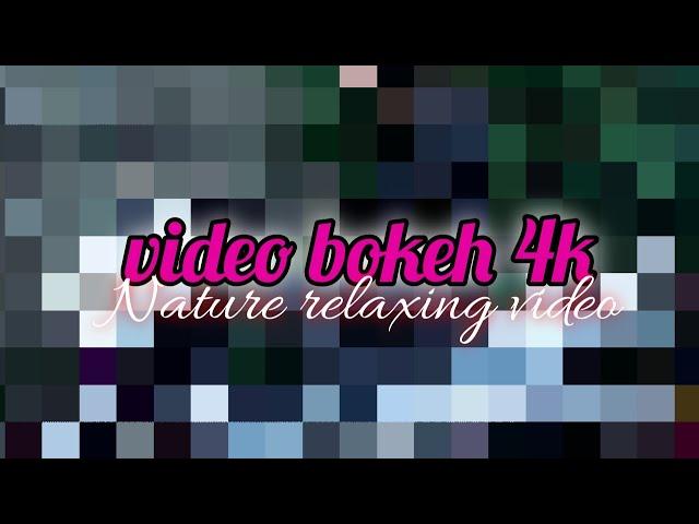 Video bokeh beautiful nature relaxing morning enjoy part two