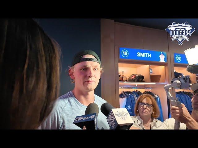 Emmet Sheehan Reacts to Dominant First Start Back Talks Tense Moment With Manny Machado