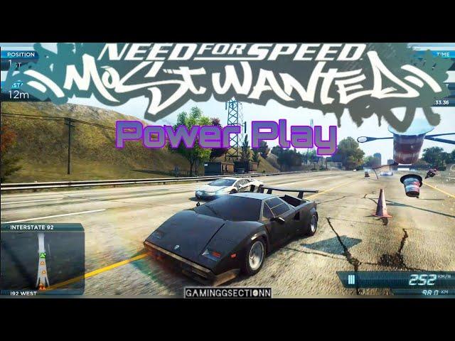 Lamborghini Countach || Power Play || Need For Speed Most Wanted #needforspeed #lamborghini #nfs