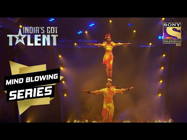 Krish And Shalini's Act  Sets The Stage On Fire | India's Got Talent Season 9| Mind Blowing Series