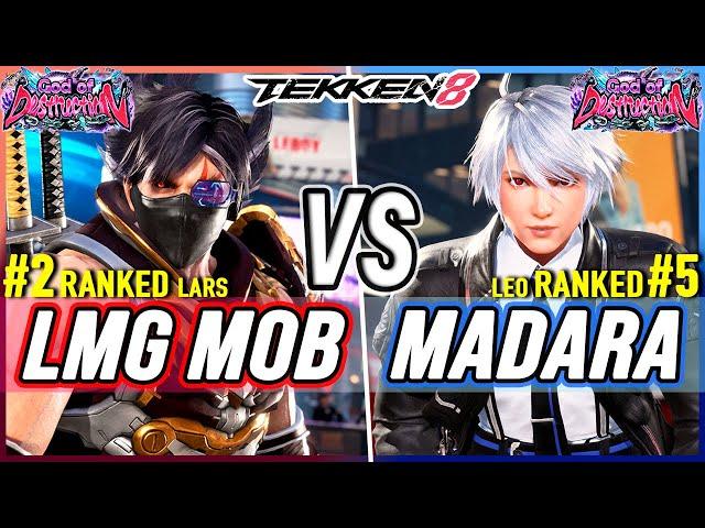 T8  LMG MoB (#2 Ranked Lars) vs Madara (#5 Ranked Leo)  Tekken 8 High Level Gameplay