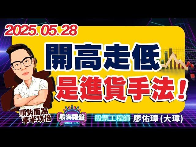 20250528 廖佑璋 | 股票工程師《股海羅盤》EP321【開高走低就是進貨手法！】服務諮詢專線（04）2291-4915