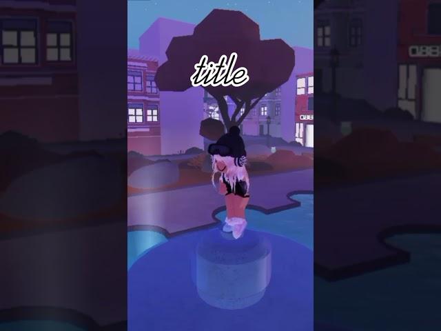 title  roblox edit ib: @ItzMillin