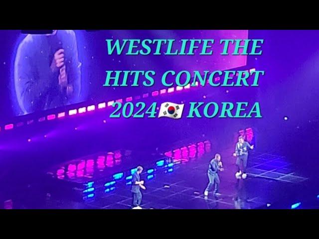 WESTLIFE내한공연2024.THE HITS TOUR#FULL CONCERT IN  KOREA(INCHEON)#INSPIRE#RESORT ARENA