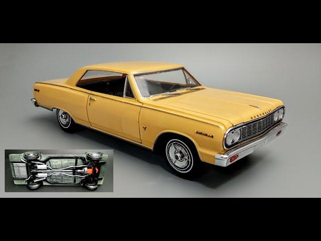 NEW FIRST BUILD 1964 Chevy Chevelle Malibu SS 1/25 Scale Model Kit Build How To Assemble Chrome Trim