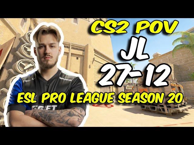 CS2 POV | NAVI jL (27/12) vs Spirit (Mirage) @ ESL Pro League Season 20