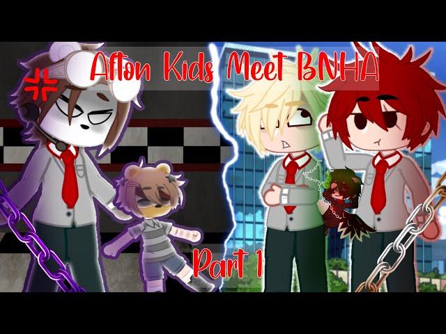 Afton Kids Meet BNHA || Part 1/5 || Dead Deku AU || KiriBaku?