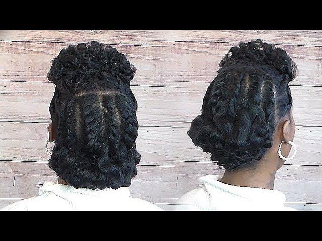 60's FLAT TWIST PROTECTIVE STYLE / NATURAL HAIR /