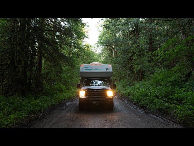 Solo Truck Camping Deep in the Forest of the PNW