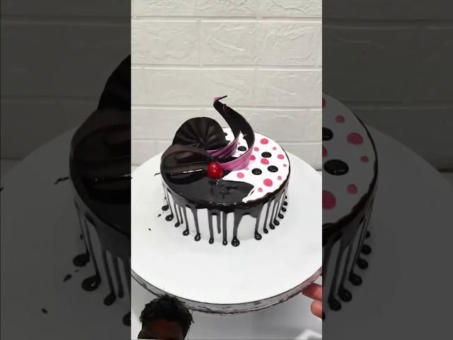 Chocolate Cake Design|New Cake Design #cake #cakedesign #chocolate #shorts #youtubeshorts#viralvideo