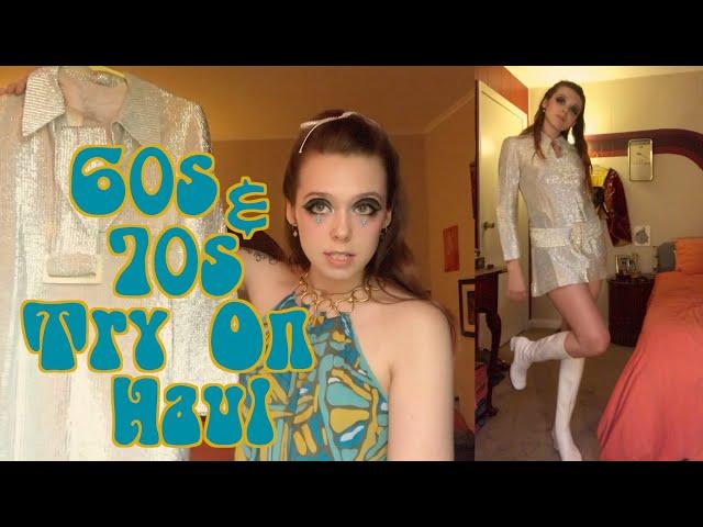 60s & 70s Try On Thrift Haul