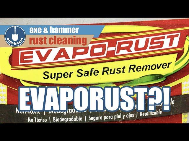 Just How Effective is Evapo-rust - Axe and Hammer Head Rust Cleanup and Restoration