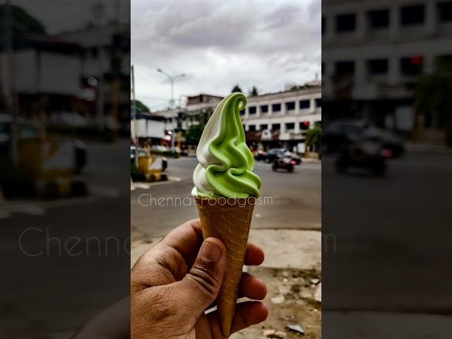 Pista and Vanilla Softy | Amirtha Ice-cream | Chennai Foodgasm | Tamil Food Hunters  #shorts