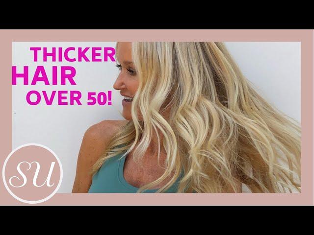 How To Get Thick Healthy Hair After 50 | What To Eat & Hair Care Tips