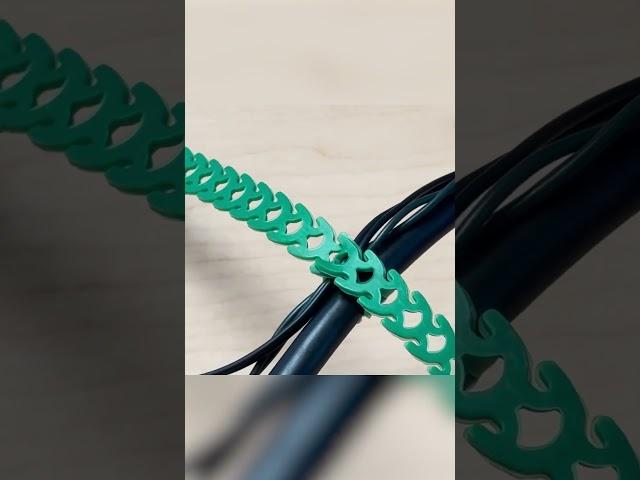 How to use cable ties more than once #satisfying #cablemanagement #cabletie #setup