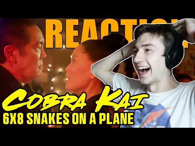 HE’S BACK!!!!!!! COBRA KAI 6X8 Snakes on a Plane INSANE REACTION!