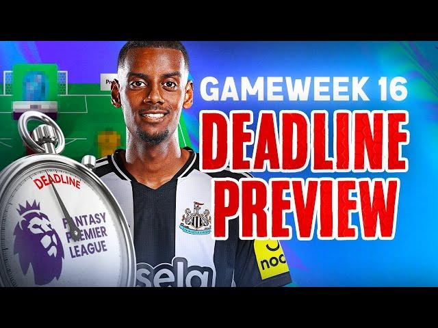 LIVE GAMEWEEK 16 PREVIEW | PLUS Q&A | Fantasy Premier League 2024/25