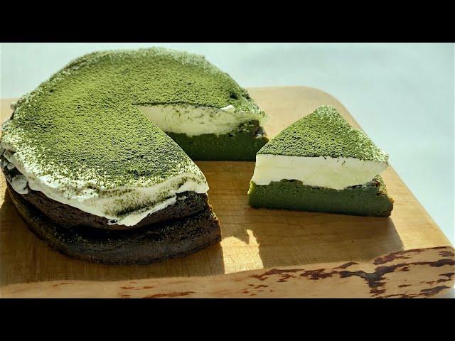 꾸덕하고 정말 맛있는 말차갸또 만들기 | How to make Matcha gateau au chocolat
