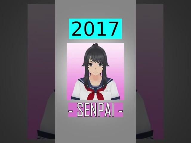 Evolution Of Senpai In Yandere Simulator