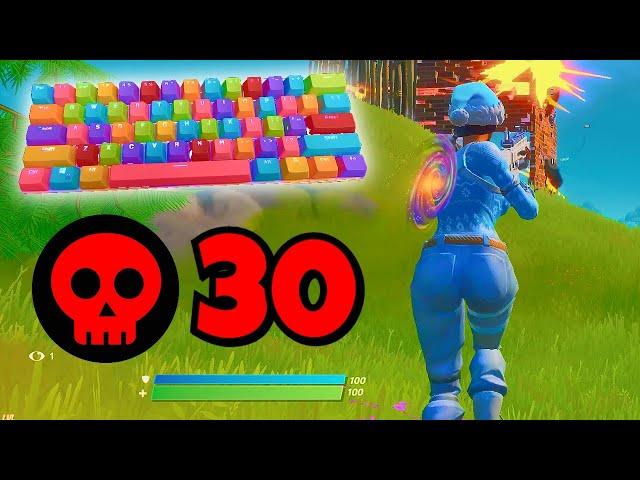 I got the new "Randumb" Fortnite keyboard and this happened... (so good)