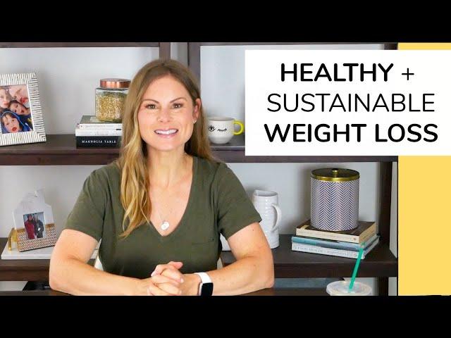 6 NATURAL WEIGHT LOSS TIPS | healthy + sustainable