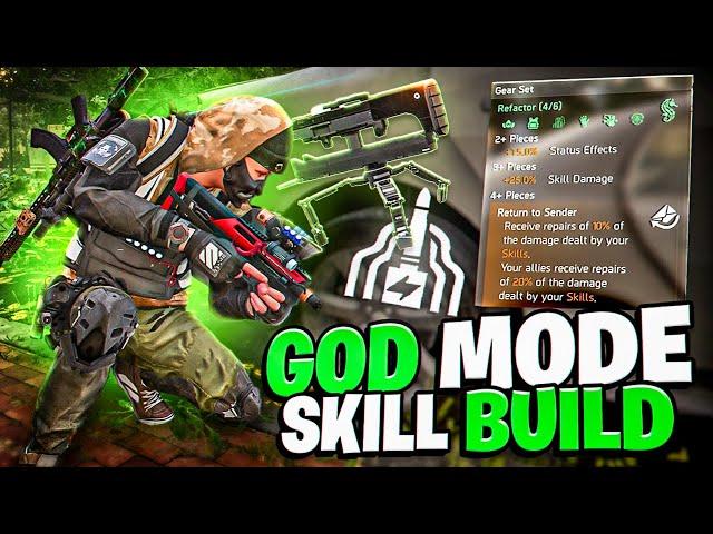 INSANE Division 2 Skill Build | HUGE Damage & BIG Heals | Refactor Gearset & Capacitor 2025