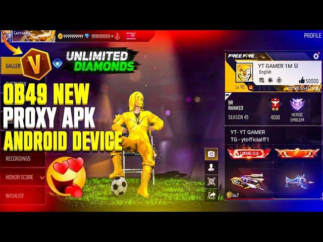  FREE FIRE PROXY SERVER ANDROID WITHOUT APP || NO ROOT 100% WORKING  #ob49