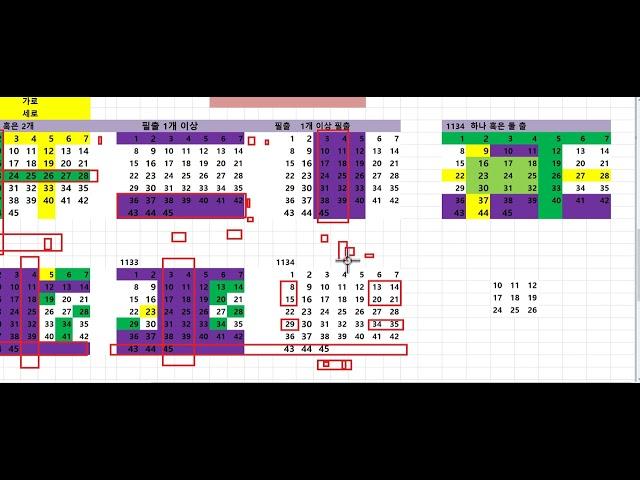 로또 1134회// 필출 자료분석 1차 라인 고정  @1123회 1등 1120회 1등2등각1명@1116*1117 2등   @1108회 1046 1등1명 //1045-회차 1등 2등