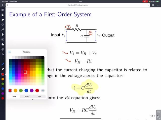 First-Order System: RC Circuit