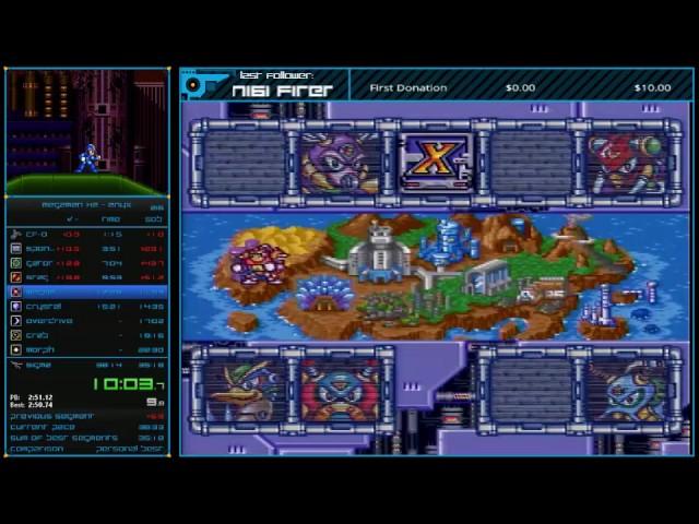 Rodry arK PB 37:11 Megaman X2 Any% Speedrun