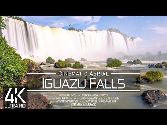 【4K】 Cataratas do Iguacu from Above  Natural Wonder of the World  BRAZIL 2025 Aerial Drone Film