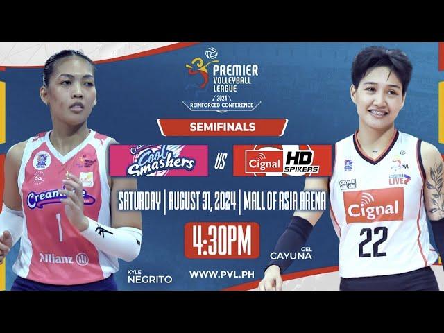 CREAMLINE vs. CIGNAL - Full Match | Semifinals | 2024 PVL Reinforced Conference