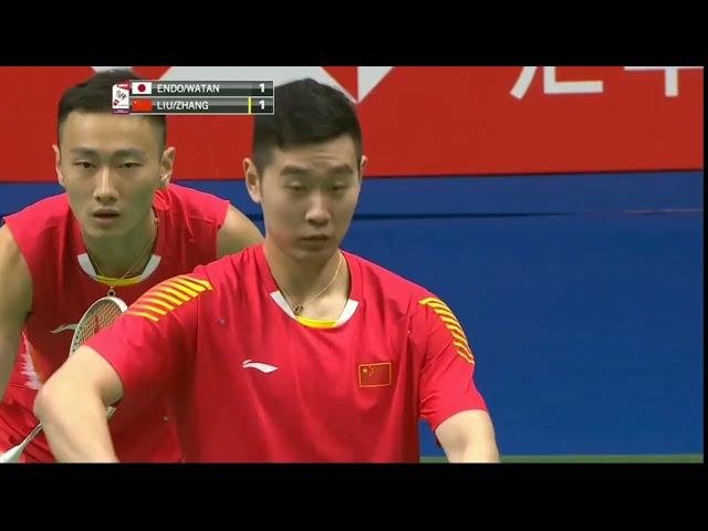 Badminton || Liu Cheng & Zhang Nan Vs Yuta Watanabe Hiroyuki Endo #badmintonindonesia