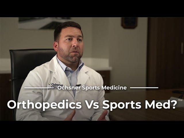 Orthopedic Surgeon or Sports Medicine Provider?