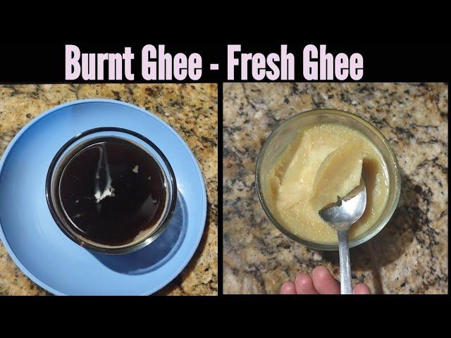 How to remove burnt smell and color from ghee/நெய்யில் இருந்து எரிந்த வாசனையை எவ்வாறு அகற்றுவது