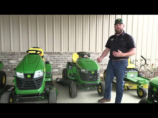 John Deere S100 vs X300 Comparison