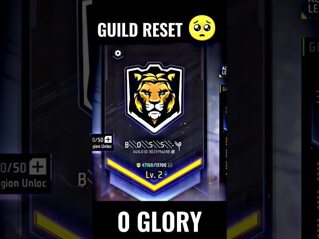 Old Guild Reset  0 Glory | New Guild Update - Good Bye Old Guild #krgamerjod