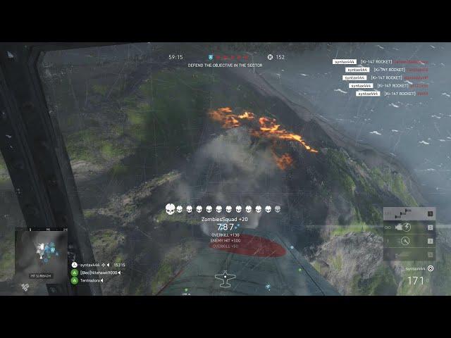 Battlefield 5 - Ki-147 ROCKET Multikill in a PLANE