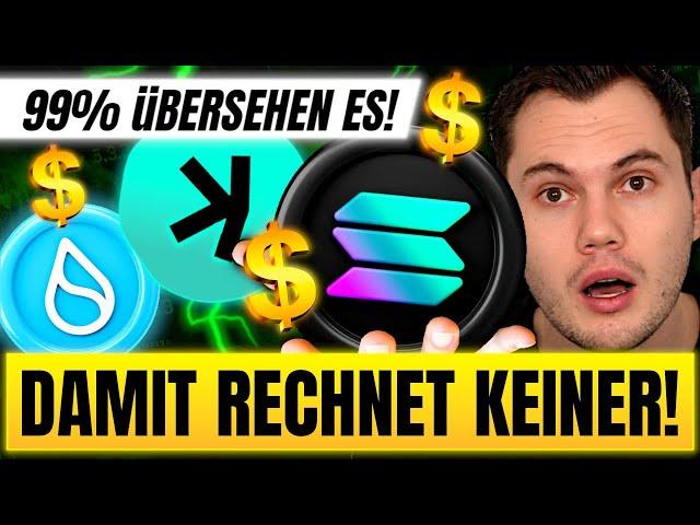 Krypto: Ab DIESEM Level wird Kaspa, Solana und Sui explodieren! (DAS übersehen ALLE!)